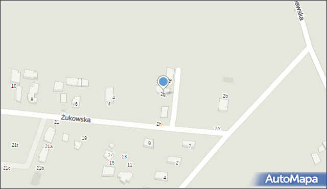 Gdańsk, Żukowska, 2g, mapa Gdańska