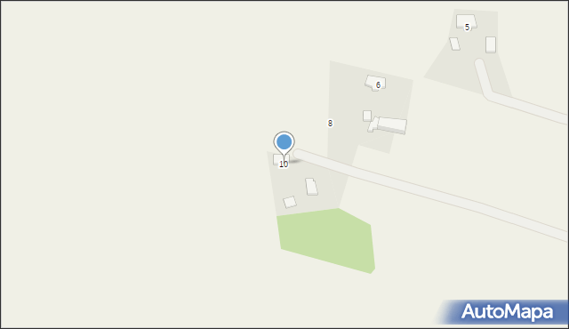 Glinik, Żurawia, 10, mapa Glinik