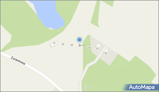 Gołubie, Żurawiowa, 16, mapa Gołubie