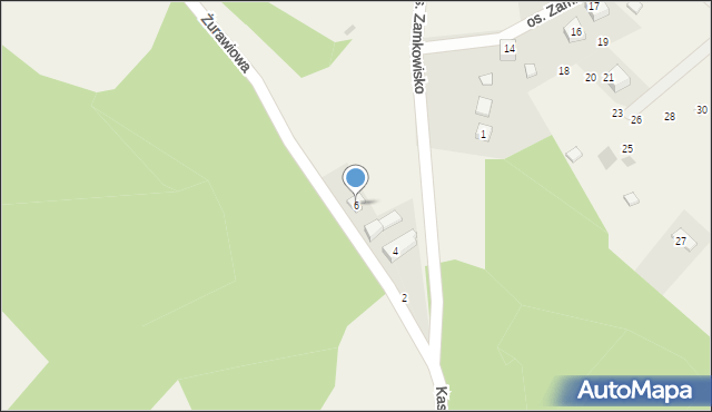 Gołubie, Żurawiowa, 6, mapa Gołubie