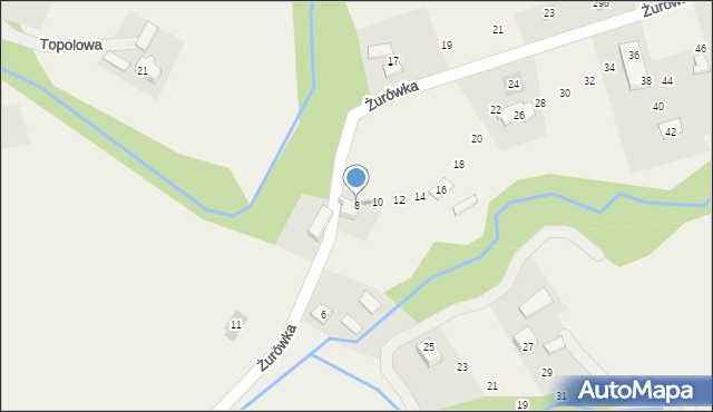 Górki Wielkie, Żurówka, 8, mapa Górki Wielkie