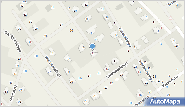 Gruszczyn, Żuławskiego Wawrzyńca, 1, mapa Gruszczyn