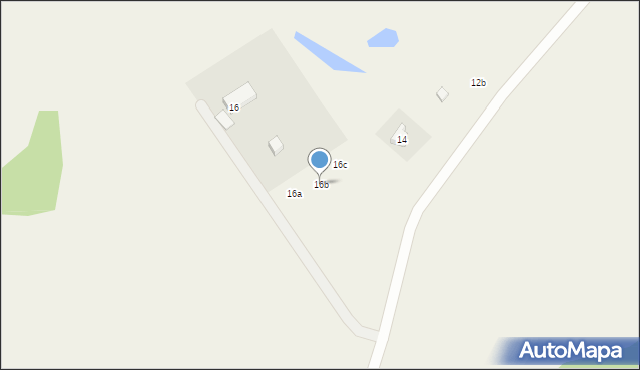 Huta Dolna, Żurawi Trakt, 16b, mapa Huta Dolna