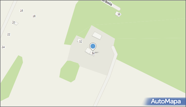 Idzbark, Żurawia, 34, mapa Idzbark