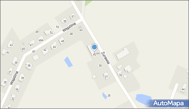 Jagatowo, Żurawia, 41, mapa Jagatowo