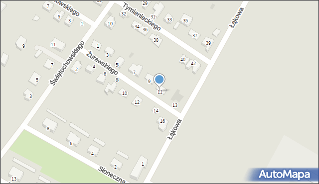 Jelcz-Laskowice, Żurawskiego Henryka, 11, mapa Jelcz-Laskowice