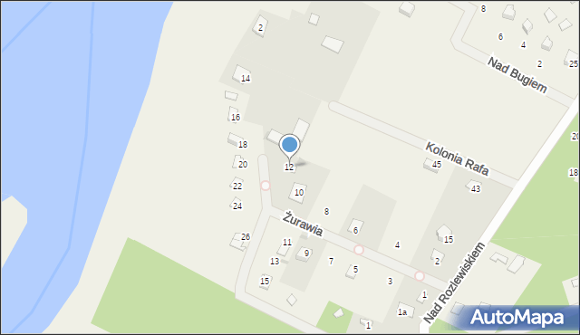 Kamieńczyk, Żurawia, 12, mapa Kamieńczyk