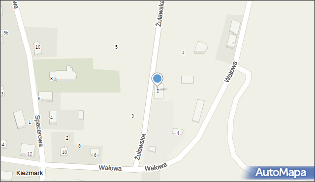 Kiezmark, Żuławska, 2, mapa Kiezmark
