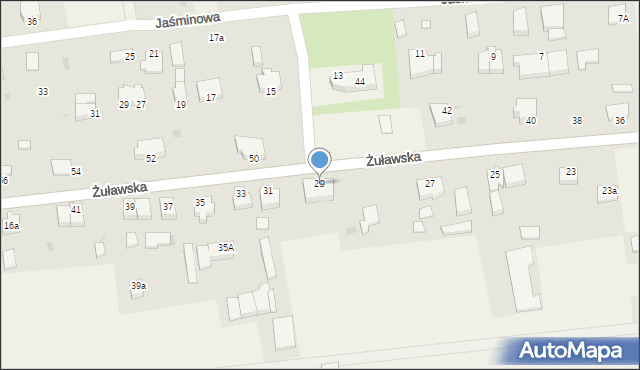 Kmiecin, Żuławska, 29, mapa Kmiecin