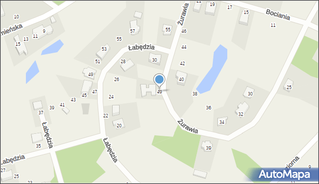 Koleczkowo, Żurawia, 49, mapa Koleczkowo