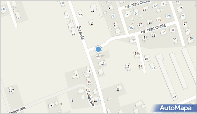 Konradowo, Żurawia, 15, mapa Konradowo