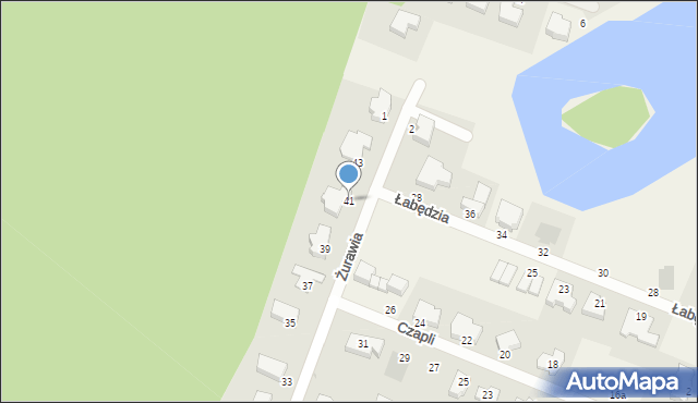 Kościno, Żurawia, 41, mapa Kościno