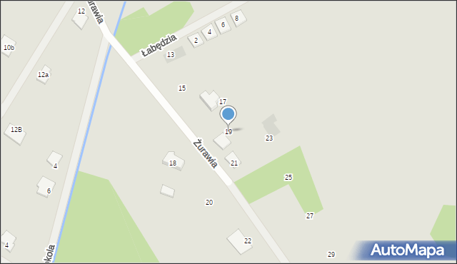 Koszalin, Żurawia, 19, mapa Koszalina