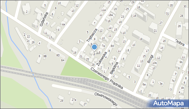 Kraków, Żułowska, 3, mapa Krakowa