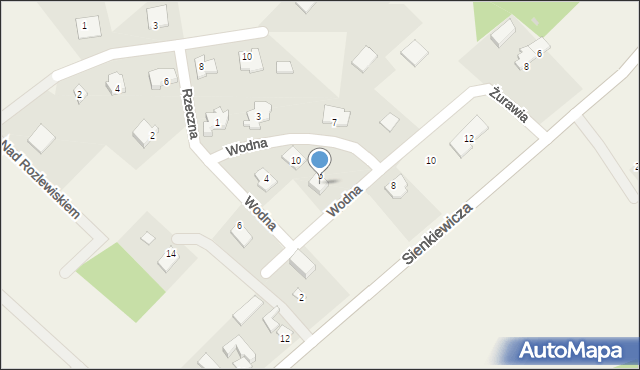 Kurzętnik, Żurawia, 5, mapa Kurzętnik