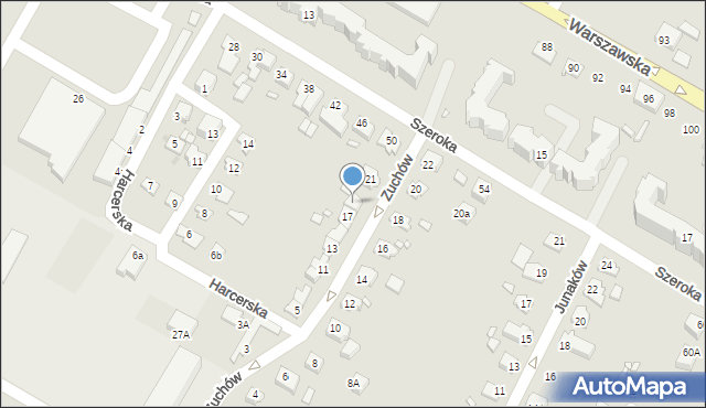 Kwidzyn, Zuchów, 19, mapa Kwidzyn