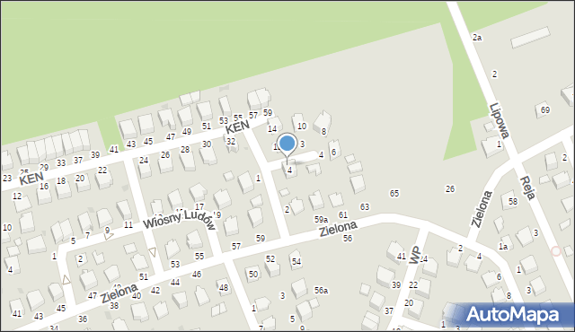 Łańcut, Zubrzyckiego Franciszka, 2, mapa Łańcut