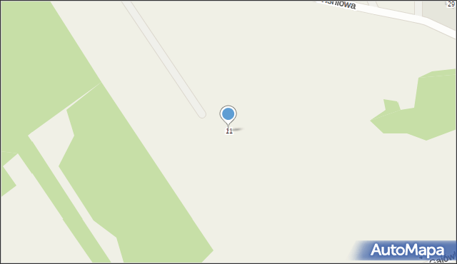 Lisówek, Zuzanny, 11, mapa Lisówek