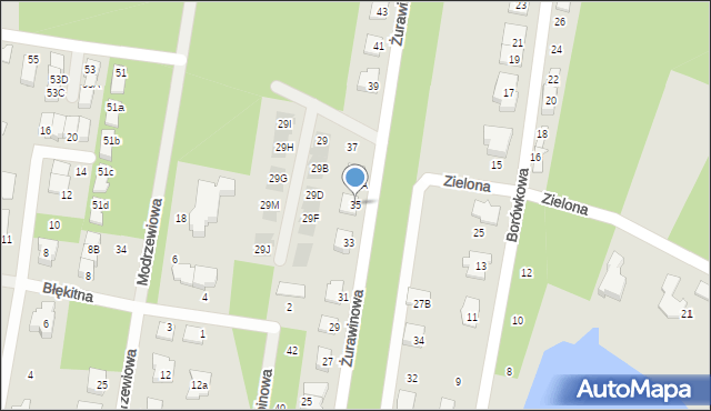 Marki, Żurawinowa, 35, mapa Marki