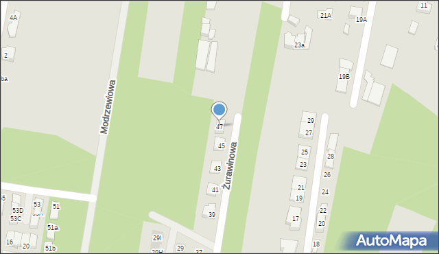 Marki, Żurawinowa, 47, mapa Marki