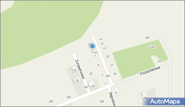 Michałowice, Żurawinowa, 8, mapa Michałowice