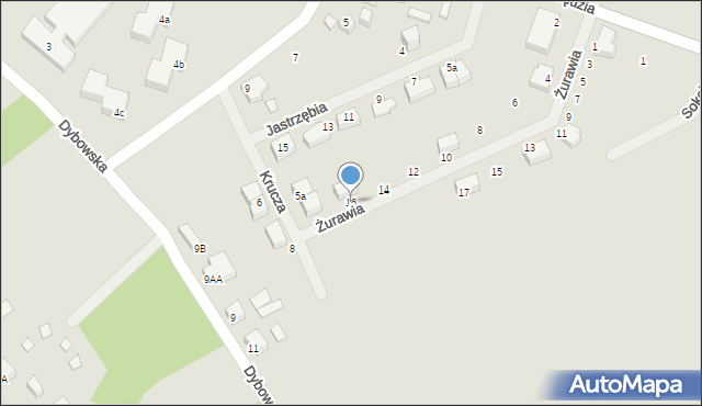 Mikołajki, Żurawia, 16, mapa Mikołajki