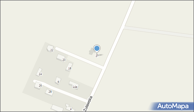 Miłoradz, Żuławska, 17, mapa Miłoradz