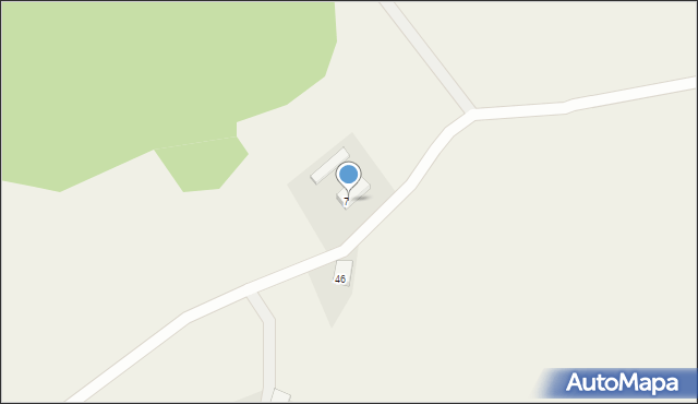 Mojusz, Żurawinowa, 16, mapa Mojusz