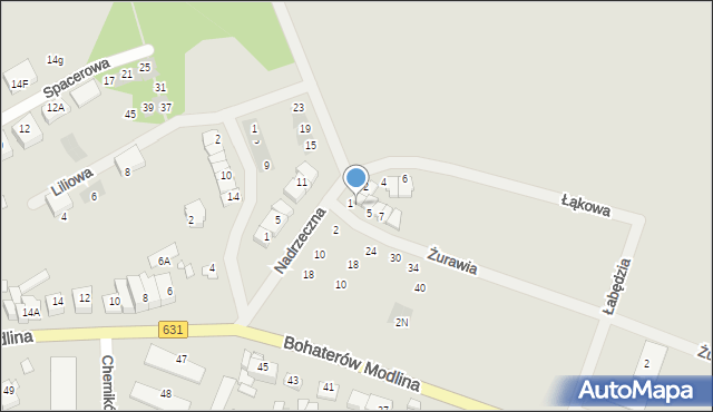 Nowy Dwór Mazowiecki, Żurawia, 3, mapa Nowy Dwór Mazowiecki