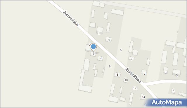 Olszewo, Żuromińska, 2, mapa Olszewo