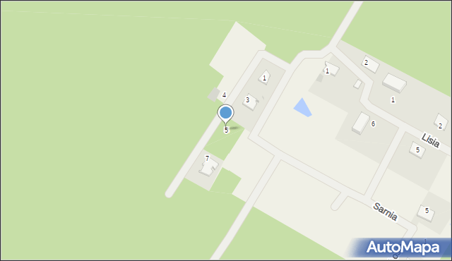 Osiek nad Wisłą, Żurawia, 5, mapa Osiek nad Wisłą
