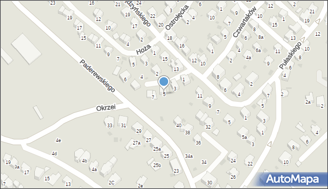 Przemyśl, Żulińskiego Romana, 5, mapa Przemyśla