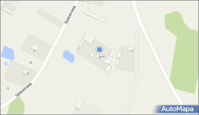 Przerośl, Zusenkowska, 14, mapa Przerośl