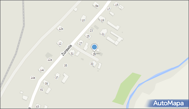 Przeworsk, Żurawia, 29, mapa Przeworsk