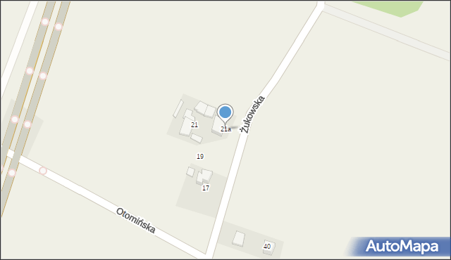 Przyjaźń, Żukowska, 21a, mapa Przyjaźń