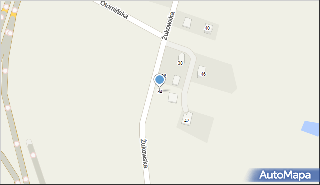 Przyjaźń, Żukowska, 34, mapa Przyjaźń