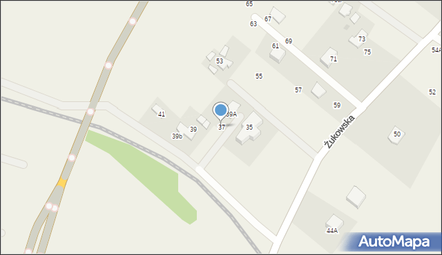 Przyjaźń, Żukowska, 37, mapa Przyjaźń