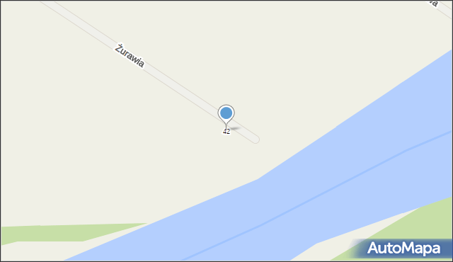 Pysznica, Żurawia, 42, mapa Pysznica