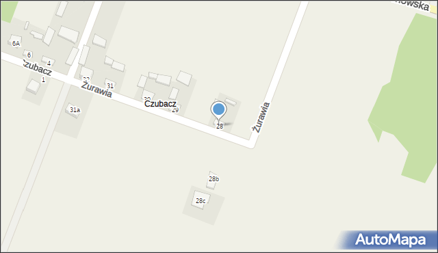 Ruda Strawczyńska, Żurawia, 8, mapa Ruda Strawczyńska
