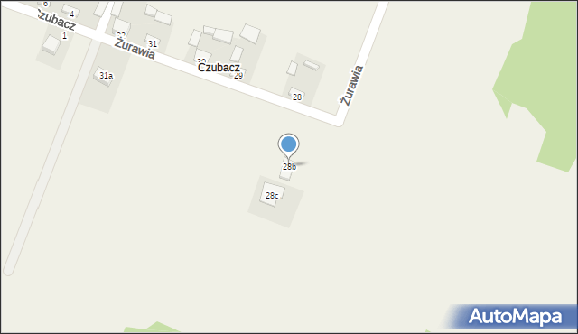 Ruda Strawczyńska, Żurawia, 9b, mapa Ruda Strawczyńska