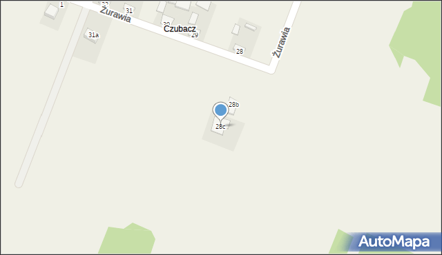 Ruda Strawczyńska, Żurawia, 9c, mapa Ruda Strawczyńska