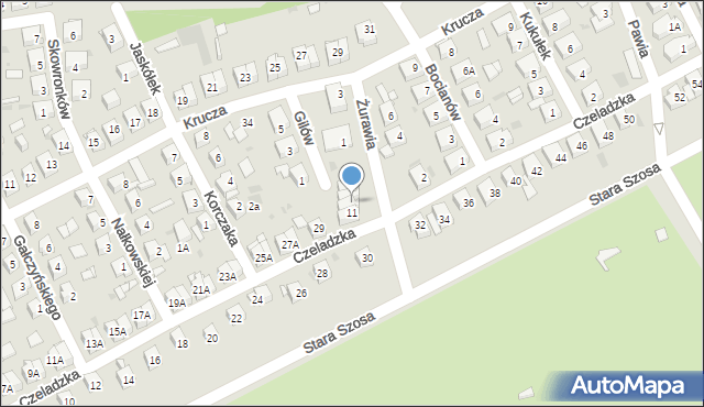 Siemianowice Śląskie, Żurawia, 9, mapa Siemianowice Śląskie