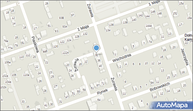 Skarżysko-Kamienna, Żurawia, 32, mapa Skarżysko-Kamienna