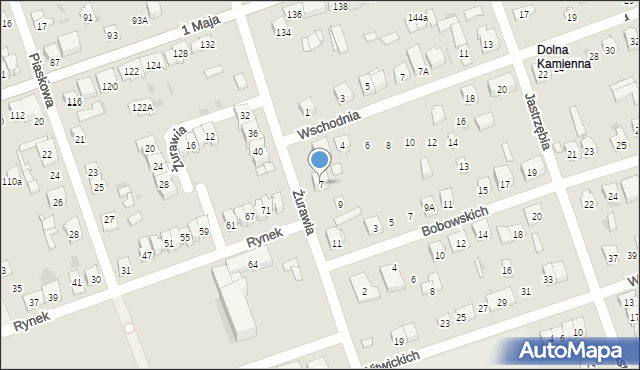 Skarżysko-Kamienna, Żurawia, 7, mapa Skarżysko-Kamienna