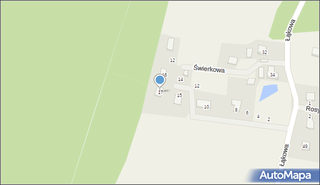 Skrzeszewo, Żurawia, 17, mapa Skrzeszewo