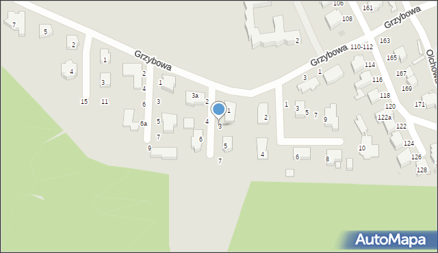 Słupsk, Żurawinowa, 3, mapa Słupska
