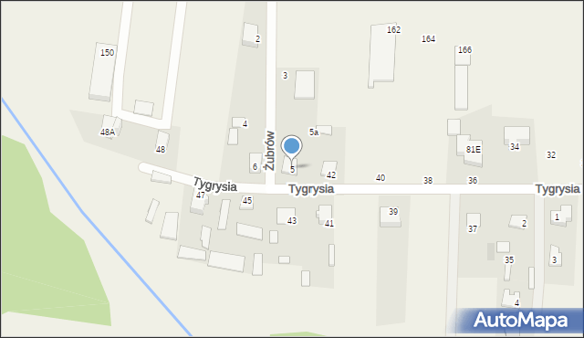 Sobolewo, Żubrów, 5, mapa Sobolewo