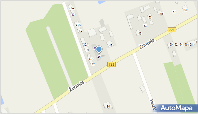 Stefanówka, Żurawia, 45, mapa Stefanówka