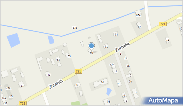Stefanówka, Żurawia, 59, mapa Stefanówka