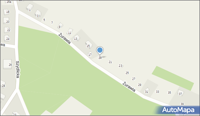 Sulęczyno, Żurawia, 19, mapa Sulęczyno